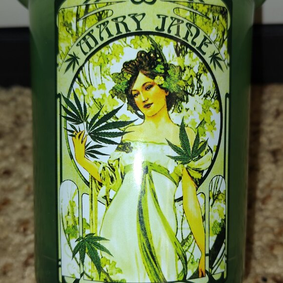 Store your most precious belongings in this Mary Jane stash jar!!! - Picture 1 of 3